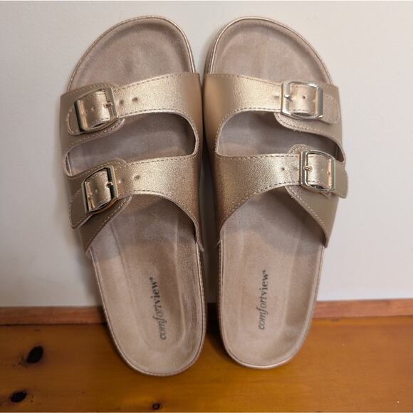 Comfortview Women's The Maxi Slip on Sandal 8WW - Picture 1 of 4